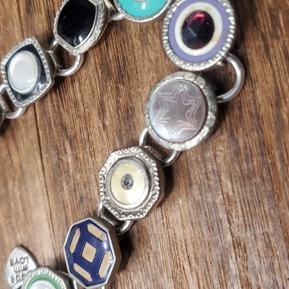 B0507 antique kum a part cufflink bracelet for collectors rare find - Picture 2 of 3